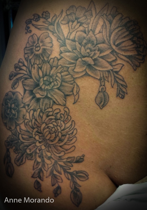 floral-tattoo-by-bry-maui-tattoo-artist | Mid-Pacific Tattoo