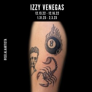 Guest Spot: Isela "Izzy" Venegas @ anatomy tattoo