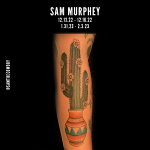 Guest Spot: Sam Murphy @ anatomy tattoo
